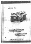 Leica 3 f manual. Camera Instructions.