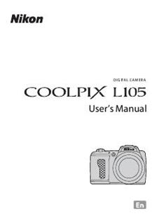 Nikon Coolpix L105 Printed Manual