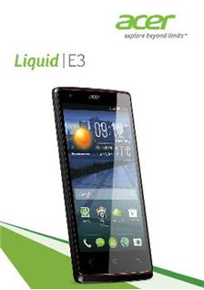 Acer Liquid E3 manual. Camera Instructions.