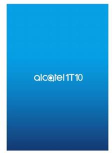Alcatel 1T 10 manual. Camera Instructions.