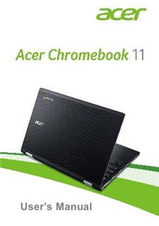 Acer Chromebook 11 CB3 131 manual. Camera Instructions.