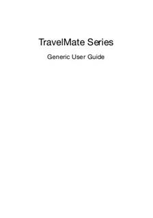Acer Travelmate manual. Camera Instructions.