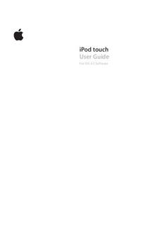 Apple Ipod Touch manual