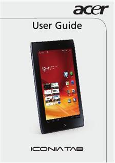 Acer Iconia A 100 manual. Camera Instructions.
