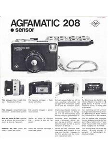 Agfa Agfamatic 208 manual. Camera Instructions.