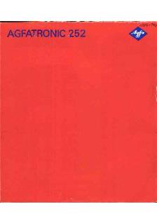 Agfa Agfatronic 252 manual. Camera Instructions.