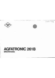 Agfa Agfatronic 261 B manual. Camera Instructions.