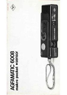 Agfa Agfamatic 6008 manual. Camera Instructions.