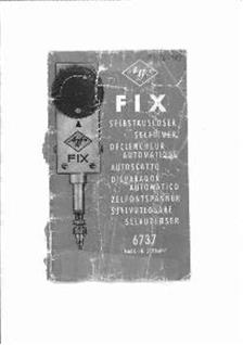 Agfa Accessories - misc manual. Camera Instructions.