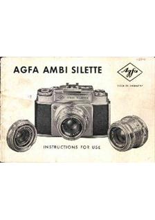 Agfa Ambi Silette manual. Camera Instructions.