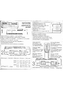 Afga GEVAERT manuale d'uso natarix Universal mirino istruzioni 