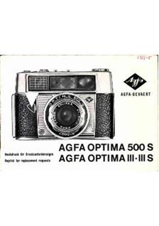 Manuale DI ISTRUZIONI AGFA OPTIMA 500s 500 S 500s istruzioni 