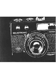 Agfa Selectronic manual. Camera Instructions.