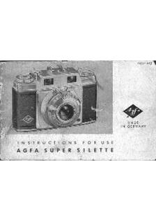Agfa Super Silette manual. Camera Instructions.