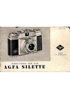 Agfa Silette manual. Camera Instructions.