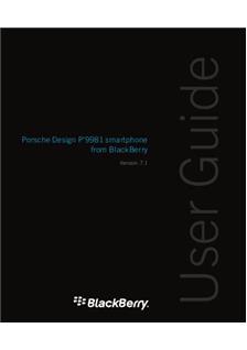 Blackberry Porsche P 9981 manual. Camera Instructions.