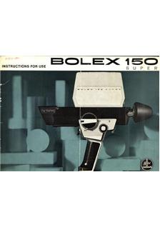 Bolex 150 manual. Camera Instructions.