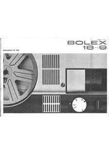 Bolex 18/9 manual. Camera Instructions.
