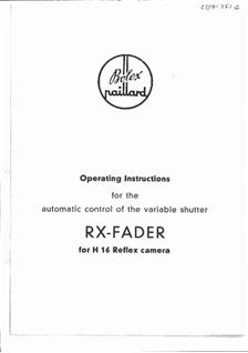 Bolex H 16 SB manual. Camera Instructions.