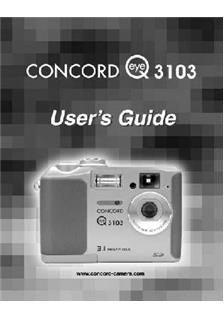 Concord Eye-Q 3103 manual. Camera Instructions.