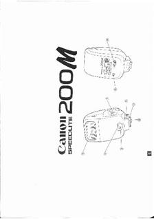 Canon 200 M manual. Camera Instructions.