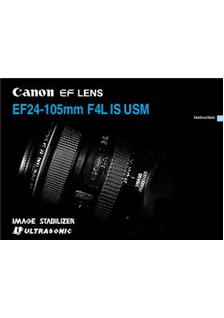 Canon 24-105/4 manual. Camera Instructions.