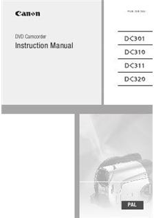 Canon DC 310 manual. Camera Instructions.