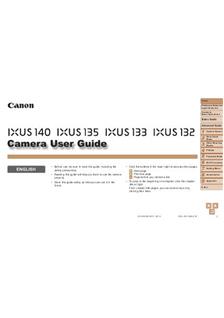 Canon Digital Ixus 140 manual. Camera Instructions.