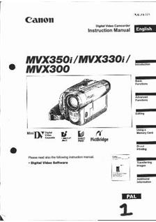 canon mvx300 camcorder
