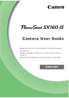 Canon PowerShot SX160 IS manual. Camera Instructions.