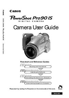 Canon PowerShot Pro 90 IS manual. Camera Instructions.
