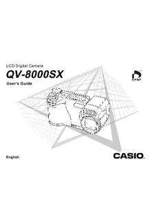 Casio QV 8000 SX manual. Camera Instructions.