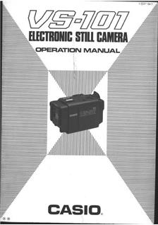 Casio VS 101 manual. Camera Instructions.
