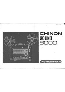Chinon 8000 manual. Camera Instructions.