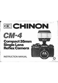 Chinon CM 4 manual. Camera Instructions.