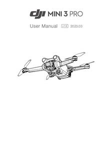 DJI Mini 3 Pro manual. Camera Instructions.