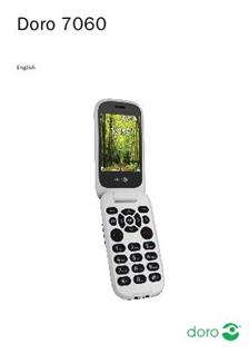 Doro 7060 manual. Camera Instructions.