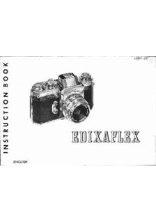Edixa Wirgin Edixaflex manual. Camera Instructions.