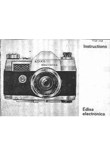 Edixa Wirgin Electronica manual. Camera Instructions.