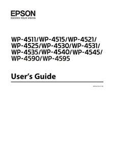 Epson WP4525 manual. Camera Instructions.