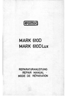 Eumig 607 manual. Camera Instructions.
