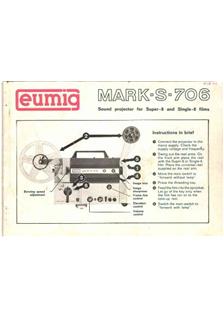 Eumig S 706 manual. Camera Instructions.