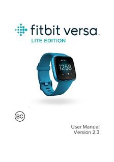 FitBit Versa Lite manual. Camera Instructions.