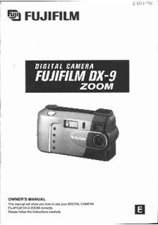 Fujifilm DX 9 manual. Camera Instructions.