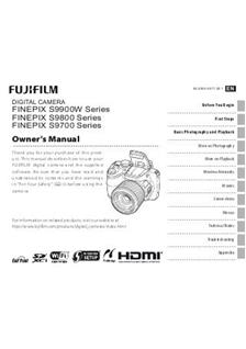 Fujifilm FinePix S9700 manual. Camera Instructions.