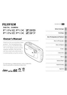 Fujifilm FinePix Z35 manual. Camera Instructions.