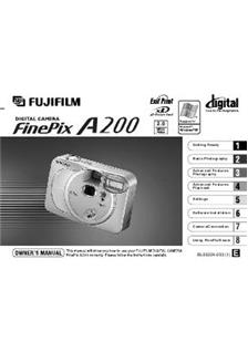 Fujifilm FinePix A200 manual. Camera Instructions.