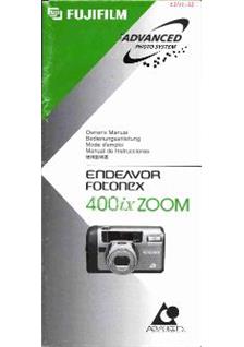 Fujifilm Fotonex 400 ix Zoom Printed Manual