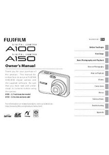 Fujifilm A100 manual. Camera Instructions.
