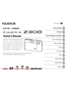 Fujifilm Finepix Z300 manual. Camera Instructions.